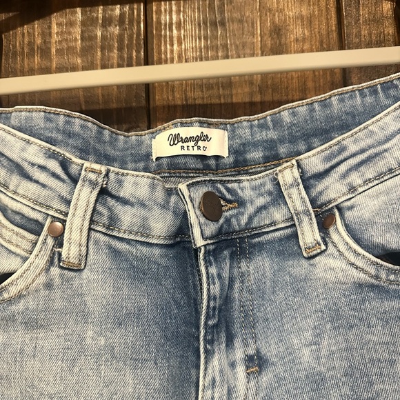 Wrangler Retro Women's Light Blue Flare Jeans - Picture 2 of 7